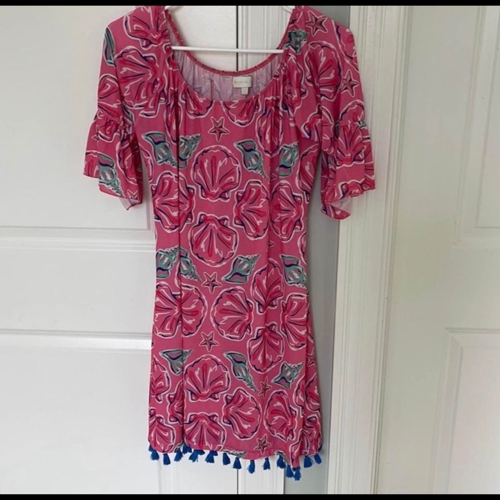 Simply southern beach shell dress sz small